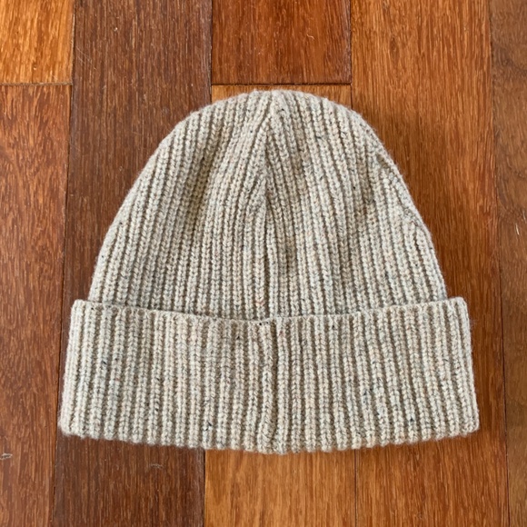 Madewell Beige 100% Merino Wool Beanie - Picture 2 of 4